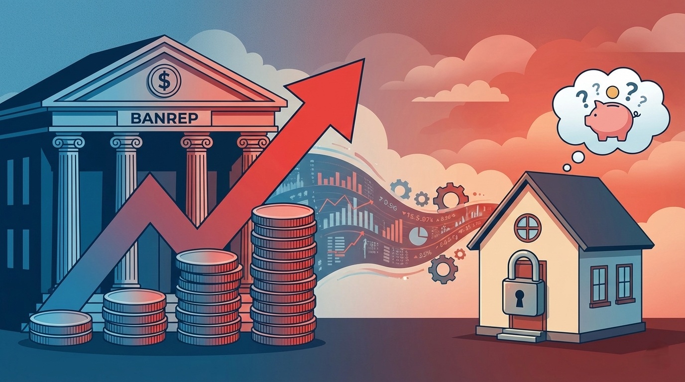 Tasa del Banco de la República, inflación y UVR: cómo afectan tu crédito hipotecario